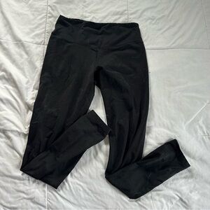 Victoria's Secret Pink Cozy Black Leggings